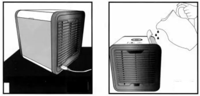 Goldair GCEV60 750ml USB Personal Evaporative Cooler - Fig 2