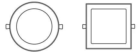 EMOS ZD1124 Downlights Rotund LED