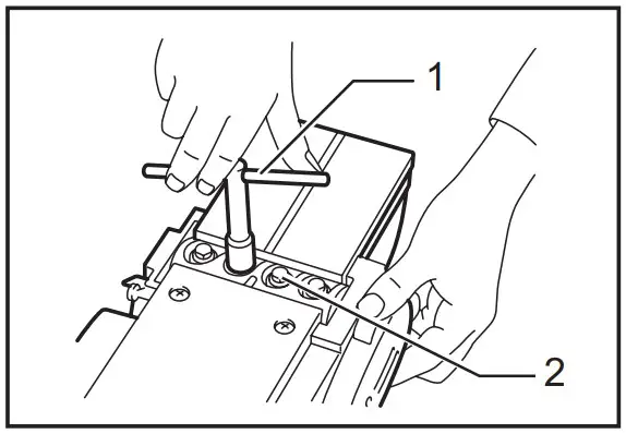 Removing or installing planer blades