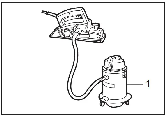 Connecting a vacuum cleaner