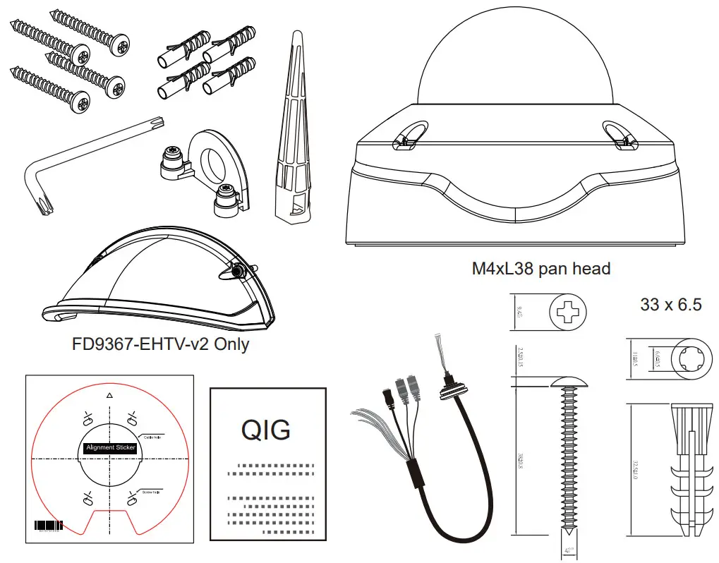 VIVOTEK FD9367-EHTV-v2 2MP - Package
