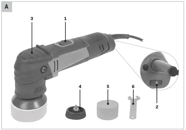 VONROC PM507AC Dual Action Polisher-1