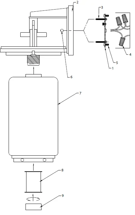 KICHLER-49865WZC-Andover-1-Light-14-Inch-Weathered-Zinc-Outdoor-Wall-Light-FIG.-3