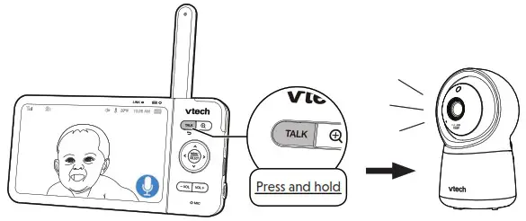 vtech 80 1930 01 Baby Monitor - Basic operation 4