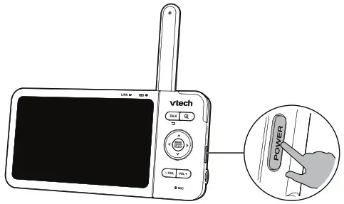 vtech 80 1930 01 Baby Monitor - Basic operation 6