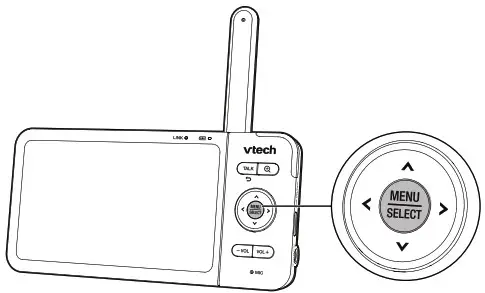 vtech 80 1930 01 Baby Monitor - Basic operation