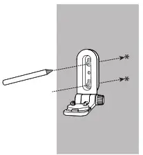 vtech 80 1930 01 Baby Monitor - mount the baby unit 1