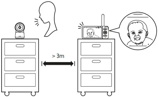vtech 80 1930 01 Baby Monitor - video monitor 1