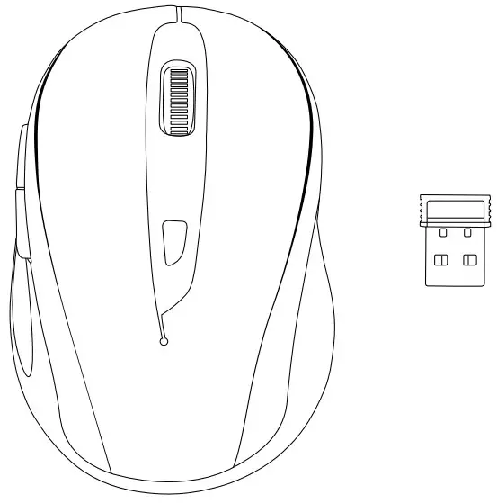 hama 00182626 MW-400 6-Button Mouse