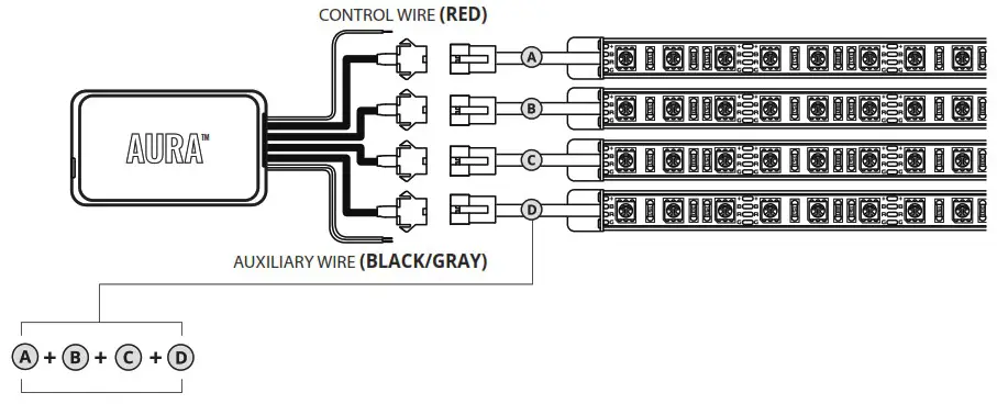 AURA UNDERBODY with Unlock and Door Assis 8PC - INSTALLATION 2