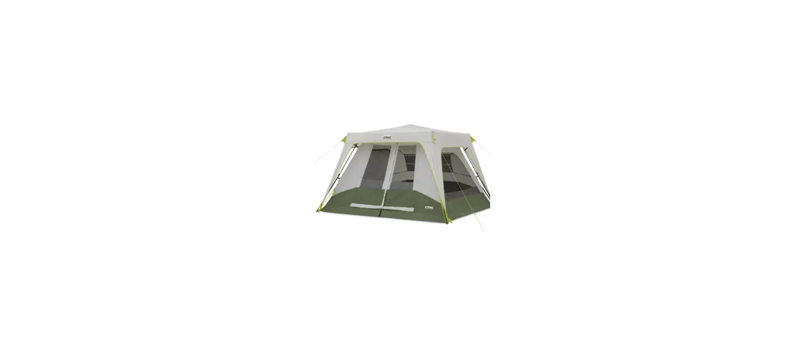 Core 10ft X 9ft X 72in 6 Person Performance Instant Tent User Manual