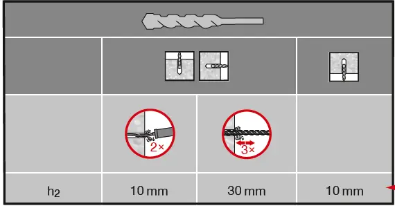 HILTI-HUS4-H(F)-10-Screw-Anchors-FIG 3