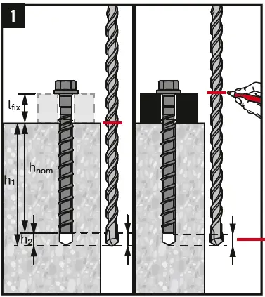 HILTI-HUS4-H(F)-10-Screw-Anchors-FIG 4