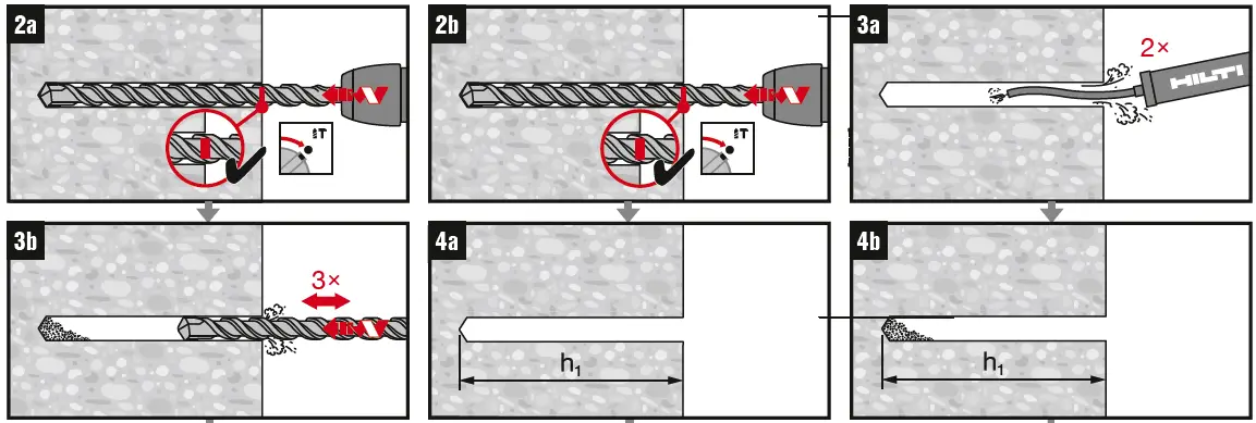HILTI-HUS4-H(F)-10-Screw-Anchors-FIG 5