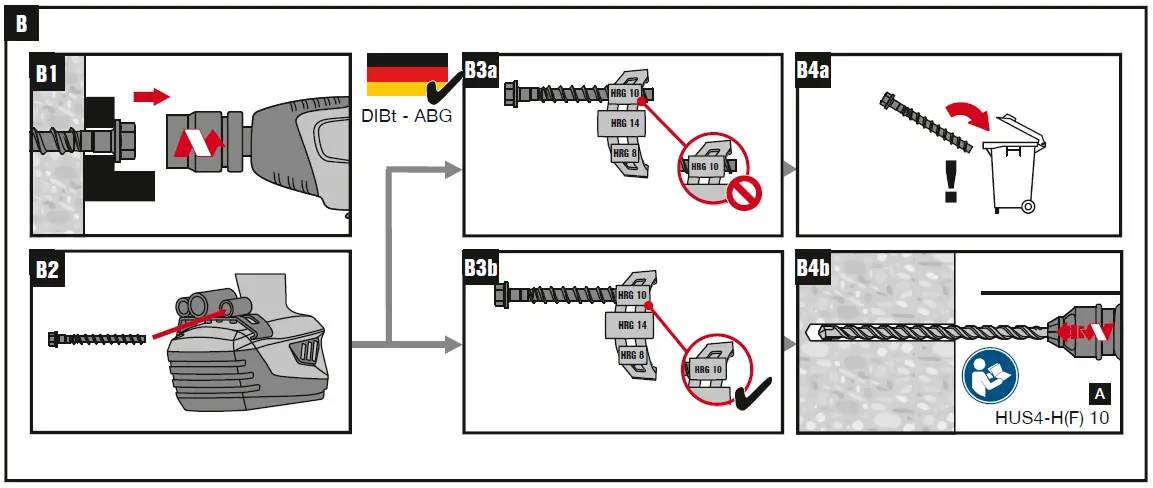 HILTI-HUS4-H(F)-10-Screw-Anchors-FIG 7