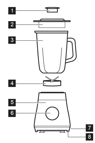 Electrolux-E3TB1-4GG-Plastic-Blender-FIG-1