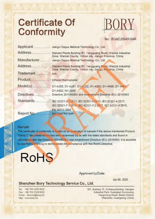 DAYOUMED NX-2000 Infrared Thermometer - 5