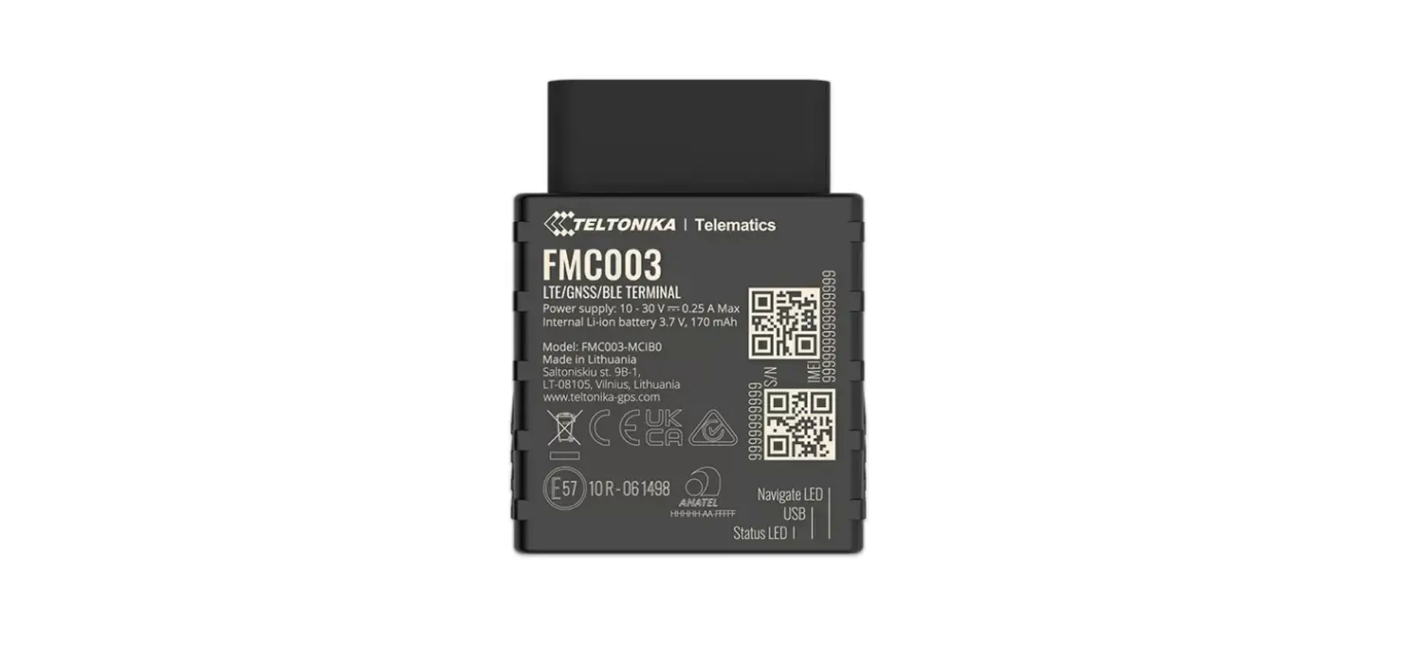 Teltonika Fmc003 Advanced Obdii Tracker User Manual Teltonika Fmc003 Advanced Obdii Tracker User Manual