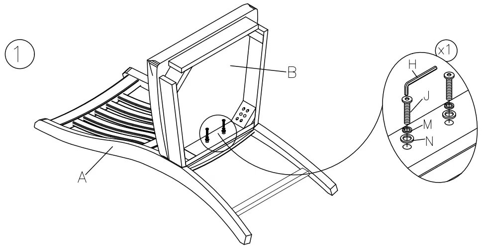 ASHLEY D647-124 Bolanburg Counter Height Bar Stool - Figure 2