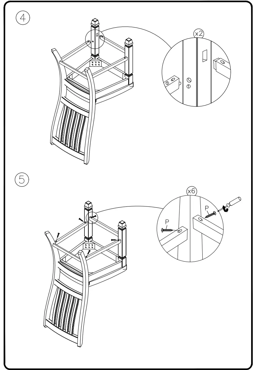 ASHLEY D647-124 Bolanburg Counter Height Bar Stool - Figure 4