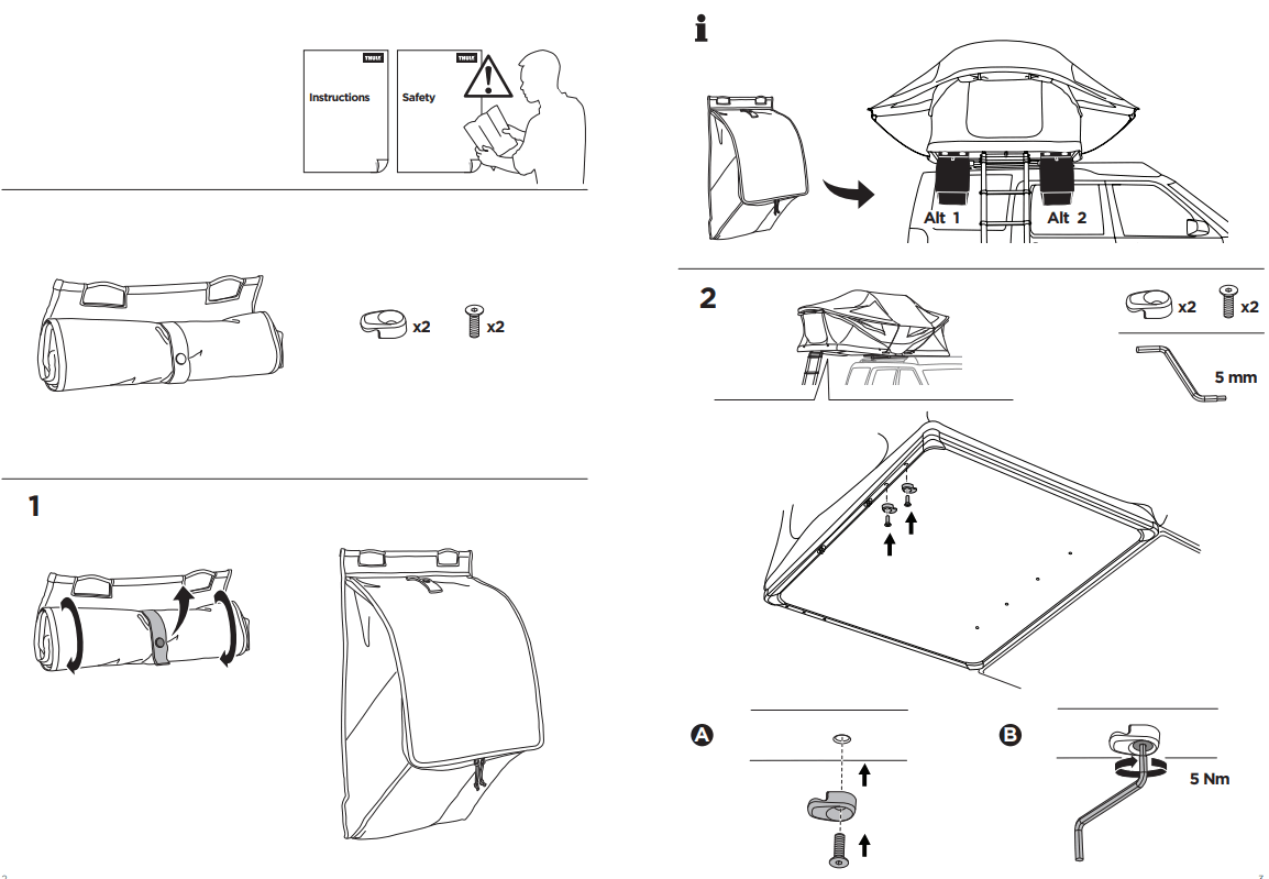 THULE 901850 Rooftop Tent Organizer - fig