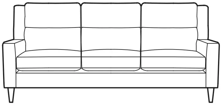 STICKLEY 96 9185 86 Woodlands Sock Arm Sofa - Figure 1