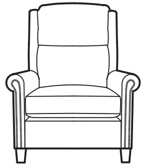 STICKLEY 96 9185 86 Woodlands Sock Arm Sofa - Figure 17