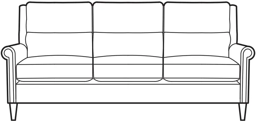 STICKLEY 96 9185 86 Woodlands Sock Arm Sofa - Figure 4