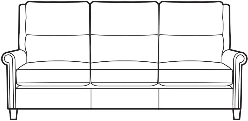 STICKLEY 96 9185 86 Woodlands Sock Arm Sofa - Figure 5