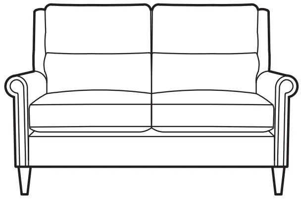 STICKLEY 96 9185 86 Woodlands Sock Arm Sofa - Figure 6