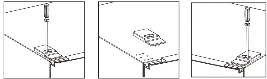 ETA335690000C Refrigerator combi - left cover