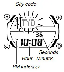 CASIO Watch 5450 - Confi guring Home