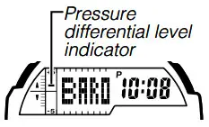 CASIO Watch 5450 - Pressure Differential