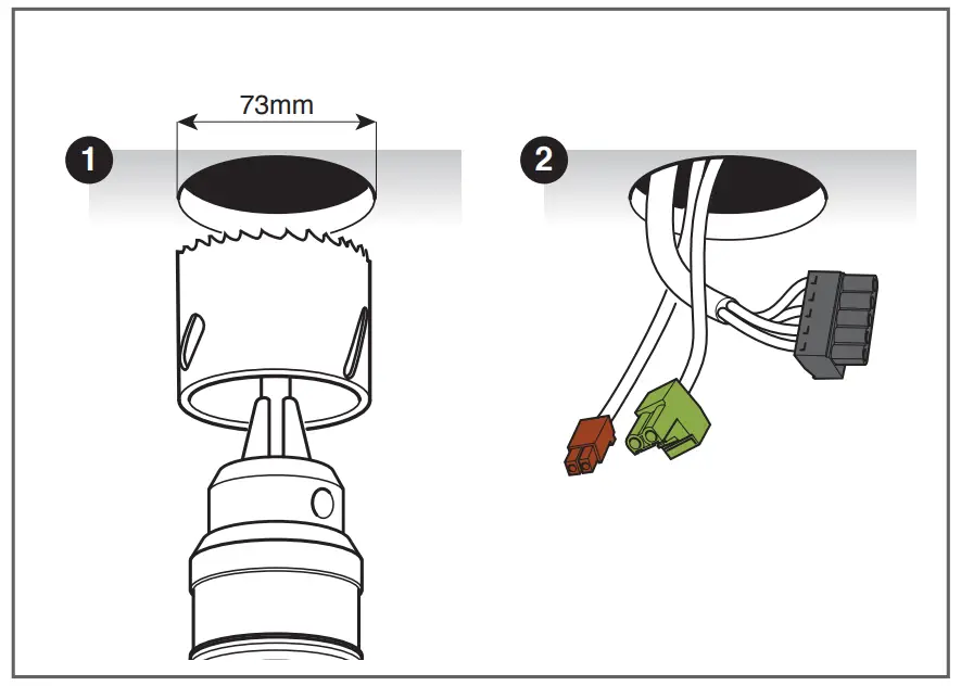 Installing the Sensor into Ceiling Tile
