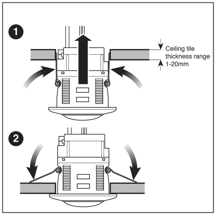 Fixing to Ceiling – Standard Method