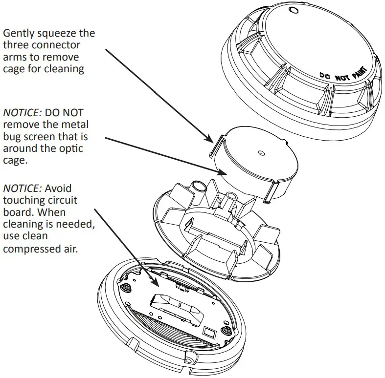 POTTER PAD100 IB Photoelectric Smoke Detector - Figure 8
