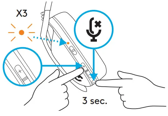logitech G435 Wireless Gaming Headset - Set Max Volume