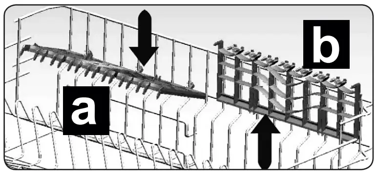 SHARP QW NS1CF49EI ES Dishwasher - Fixed Rack