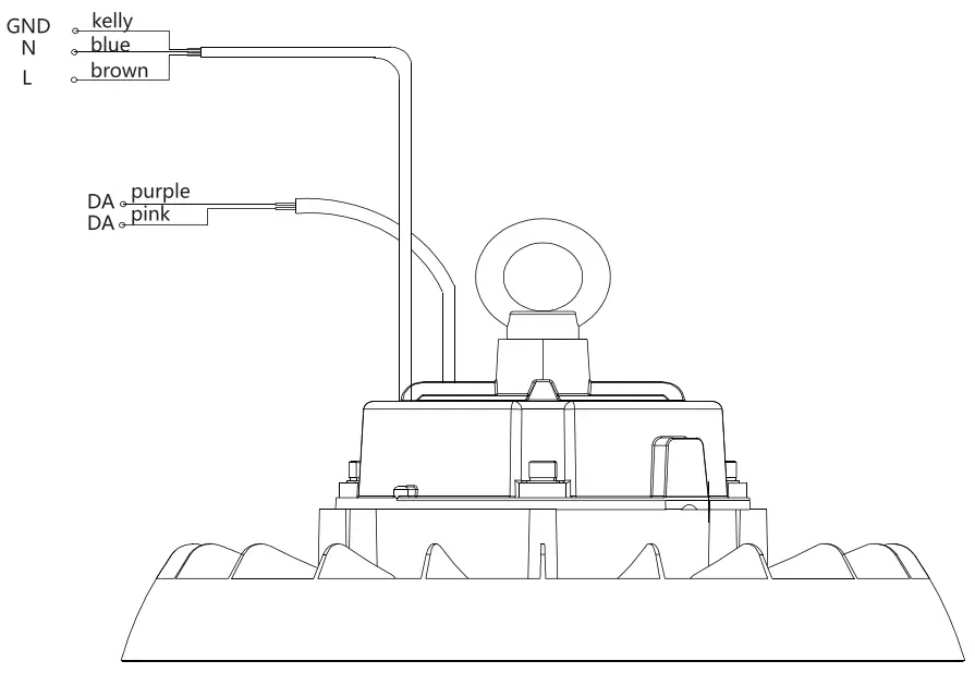 namron 3222226 UFO High Bay LED - Mounting 2