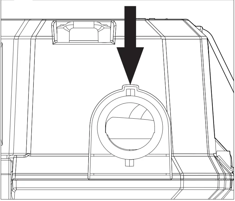 milwaukee M18 FVC45L Wet and Dry Vacuum Cleaner - Twist to secure