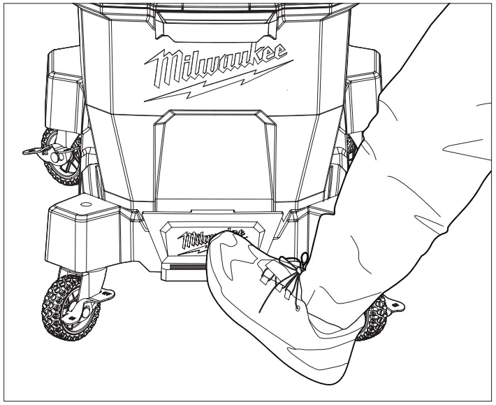 milwaukee M18 FVC45L Wet and Dry Vacuum Cleaner - Vacuum Cart 1