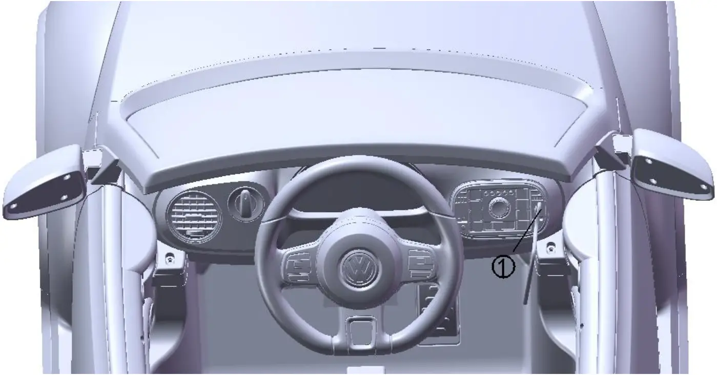 Volkswagen TS-303 Beetle Licensed 12v Battery Kids Ride -fig 12