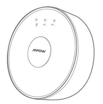 Mpow Bluetooth Transmitter Bh261 Bt1/bt2 User Manual Mpow Bluetooth Transmitter Bh261 Bt1/bt2 User Manual