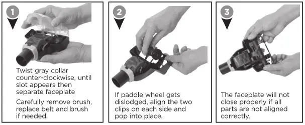 Bissell 1700 and 1701 Series Powerforce Vacuum - Maintenance-Maintain the TurboBrush TM Tool