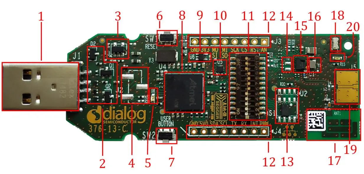 Dialog Da14531 Usb Development Kit Hardware Um-b-125 User Manual