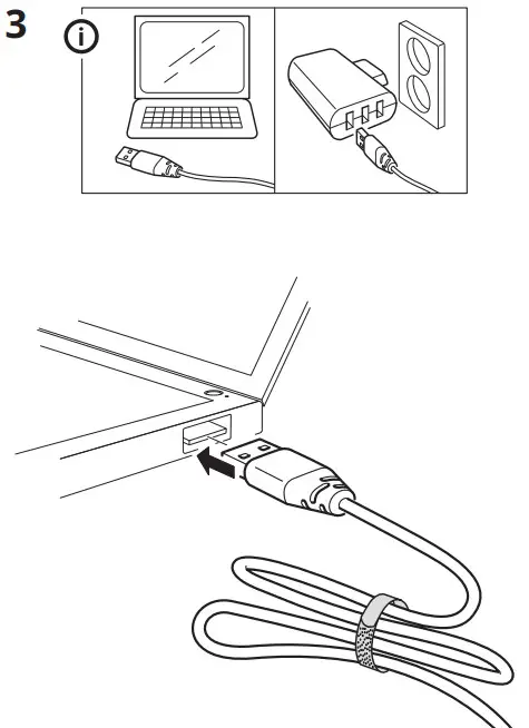 IKEA 204.510.63 HALVKLART LED Cabinet Spotlight - 3