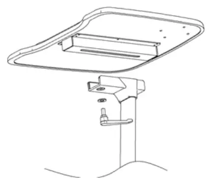 kogan FSDESKBIKWA Home and Office Exercise Bike with Height Adjustable Desk- ASSEMBLY3