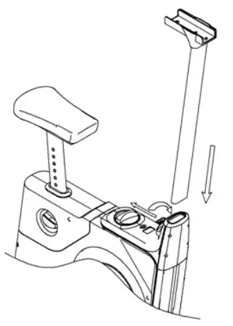 kogan FSDESKBIKWA Home and Office Exercise Bike with Height Adjustable Desk- ASSEMBLY4