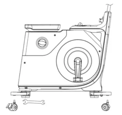 kogan FSDESKBIKWA Home and Office Exercise Bike with Height Adjustable Desk- ASSEMBLY5