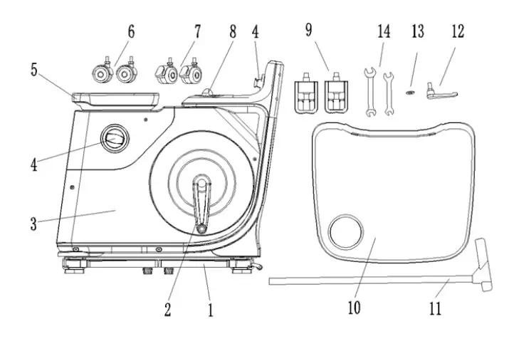 kogan FSDESKBIKWA Home and Office Exercise Bike with Height Adjustable Desk- OVERVIEW